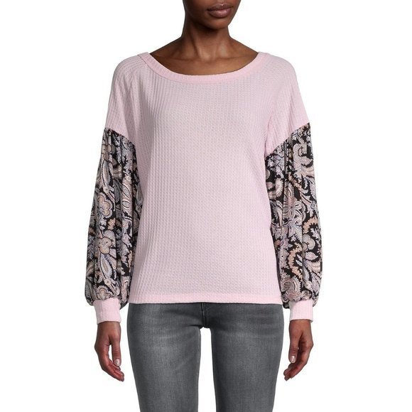 BAEA Paisley-Print Thermo Sweater - Small - Picture 1 of 2